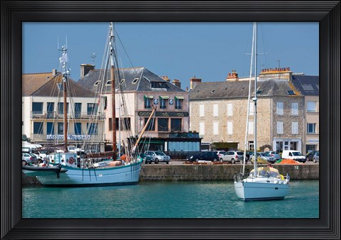 Framed Saint Vaast La Hougue, Normandy, France Print