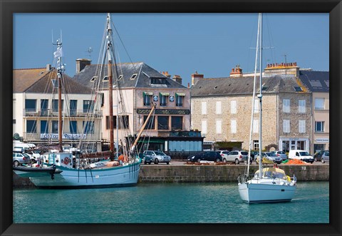 Framed Saint Vaast La Hougue, Normandy, France Print