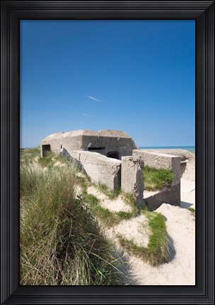 Framed Ruins of German Bunkers Print