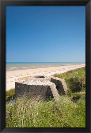 Framed WWII Ruins of German Bunker Print