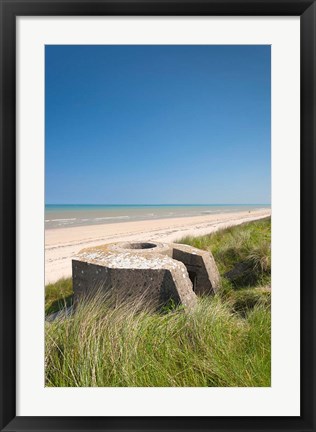 Framed WWII Ruins of German Bunker Print