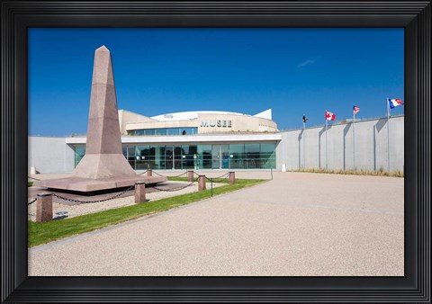 Framed WWII D-Day Invasion Utah Beach Print