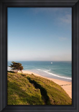 Framed Cap de Carteret Beach Print