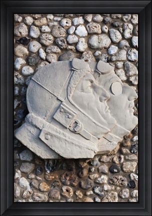 Framed Memorial to Nungesser and Coli Print