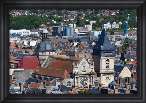 Framed Eglise St-Remy Church in Normandy Print