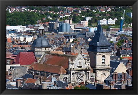 Framed Eglise St-Remy Church in Normandy Print