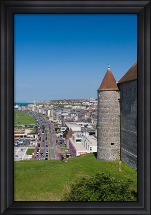 Framed Dieppe Chateau Musee Town Castle/Museum Print