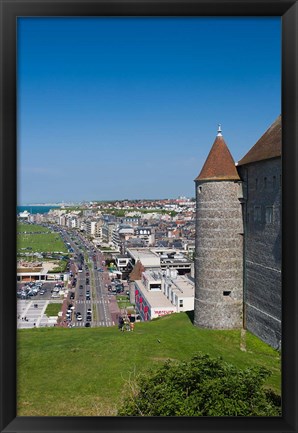 Framed Dieppe Chateau Musee Town Castle/Museum Print