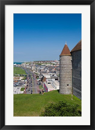 Framed Dieppe Chateau Musee Town Castle/Museum Print