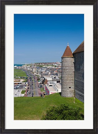 Framed Dieppe Chateau Musee Town Castle/Museum Print