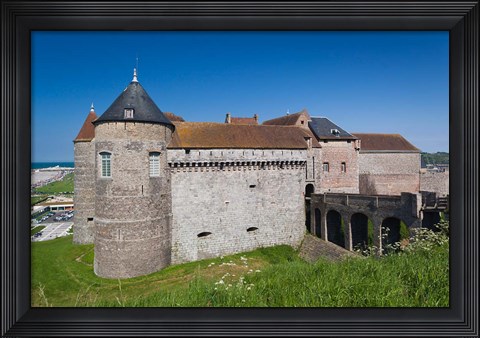 Framed Dieppe Chateau Musee Castle Print