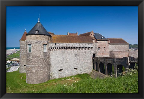 Framed Dieppe Chateau Musee Castle Print