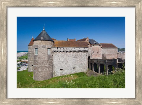 Framed Dieppe Chateau Musee Castle Print