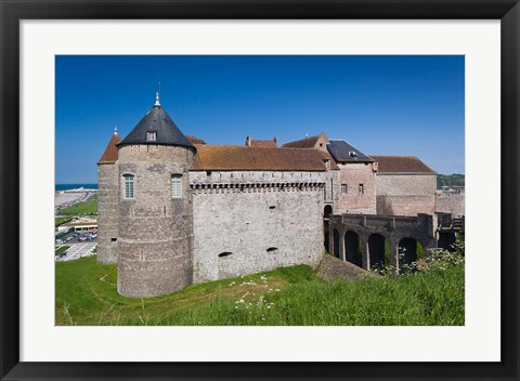 Framed Dieppe Chateau Musee Castle Print