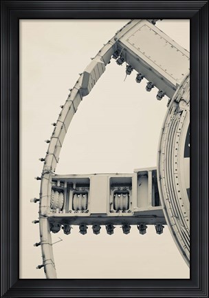Framed English Channel Drilling Machine Print