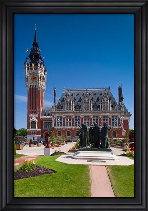 Framed Burghers of Calais by Rodin Print
