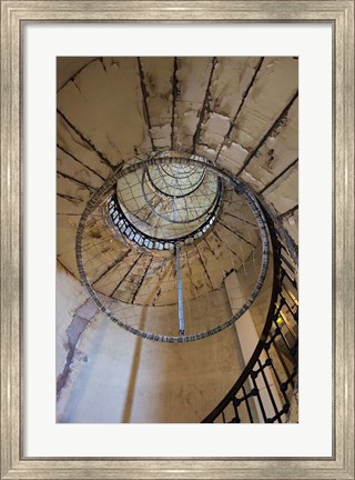 Framed Lighthouse Stairway Print
