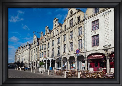 Framed Place des Heroes, Arras, Pas de Calais, France Print