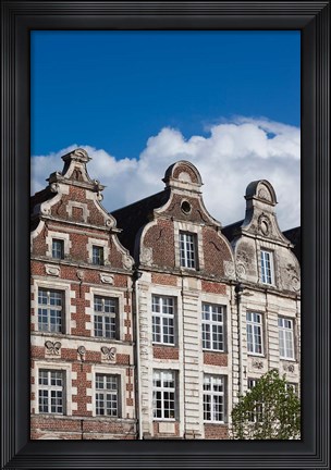 Framed Grand Place buildings, Arras, Pas de Calais, France Print