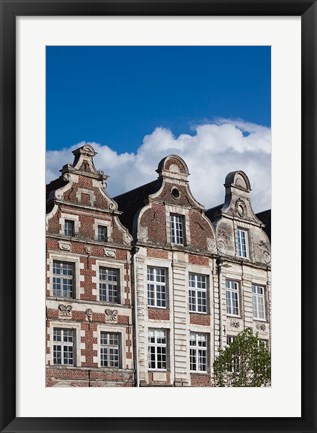 Framed Grand Place buildings, Arras, Pas de Calais, France Print