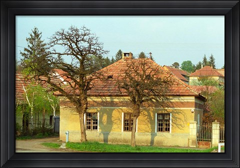 Framed House in Tokaj Village, Mad, Hungary Print