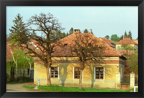 Framed House in Tokaj Village, Mad, Hungary Print