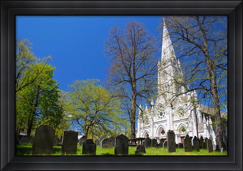 Framed Saint Mary&#39;s Cathedral Basilica Print