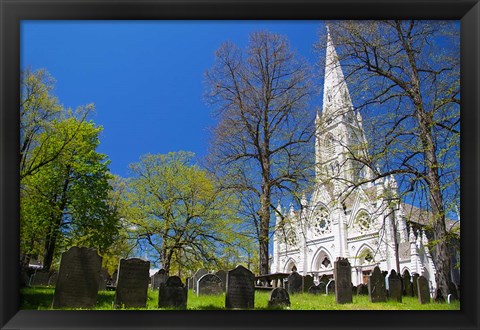 Framed Saint Mary&#39;s Cathedral Basilica Print