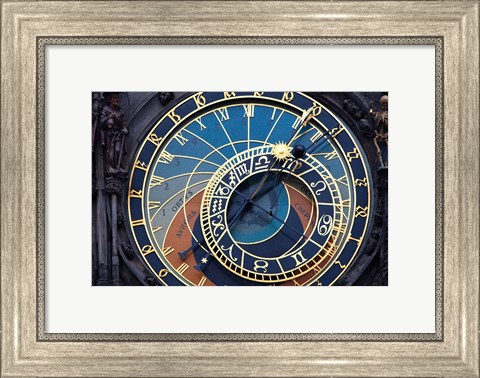 Framed Prague Astronomical clock Print