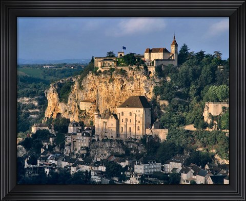 Framed Alzou River sunrise Print