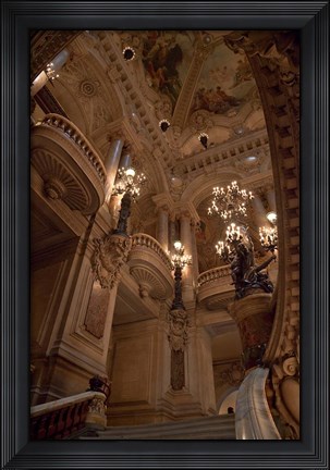 Framed Opera Garnier Interior Print