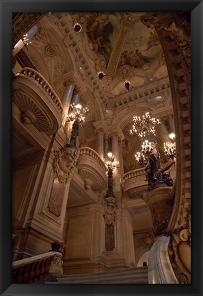 Framed Opera Garnier Interior Print