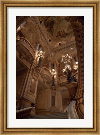 Framed Opera Garnier Interior Print