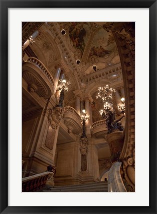 Framed Opera Garnier Interior Print