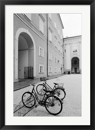 Framed Bicycles in the Domplatz Print