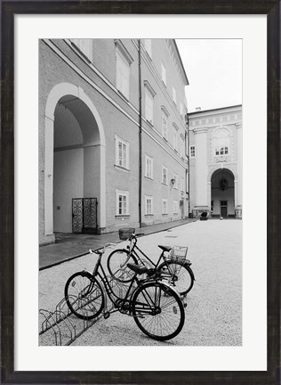 Framed Bicycles in the Domplatz Print