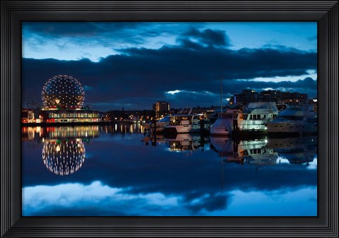 Framed False Creek,Granville Island Print
