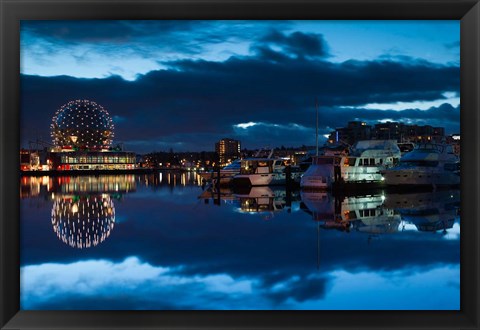 Framed False Creek,Granville Island Print