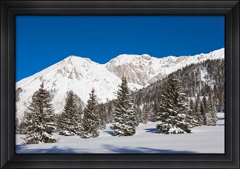 Framed Wetterstein Mountain Range Print