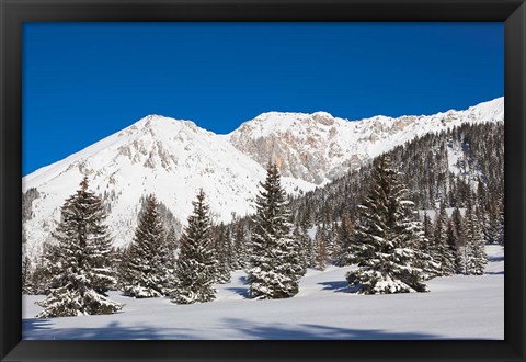 Framed Wetterstein Mountain Range Print