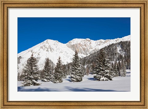 Framed Wetterstein Mountain Range Print