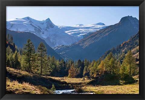 Framed Glacier Schlatenkees, Austria Print