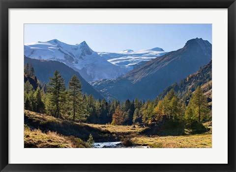 Framed Glacier Schlatenkees, Austria Print