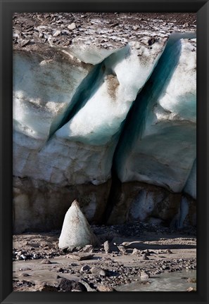 Framed Glacier Snout of Schlatenkees Print