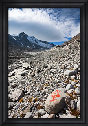 Framed Glacier Viltragenkees, Mt Kleinvenediger Print