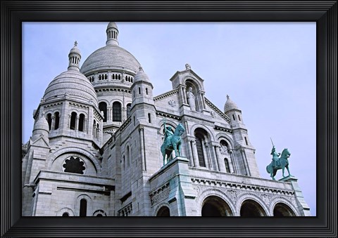 Framed Sacred Heart Cathedral in Montmartre, Paris Print