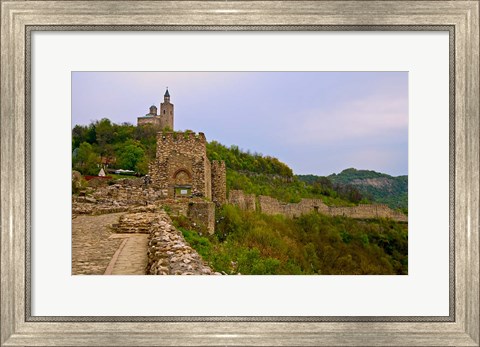 Framed Tzarevetz Fortress, Bulgaria Print