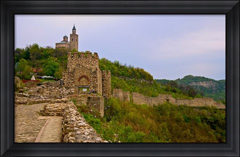 Framed Tzarevetz Fortress, Bulgaria Print