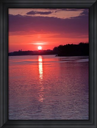 Framed Port of Vidin, Bulgaria Print