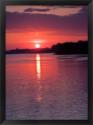 Framed Port of Vidin, Bulgaria Print